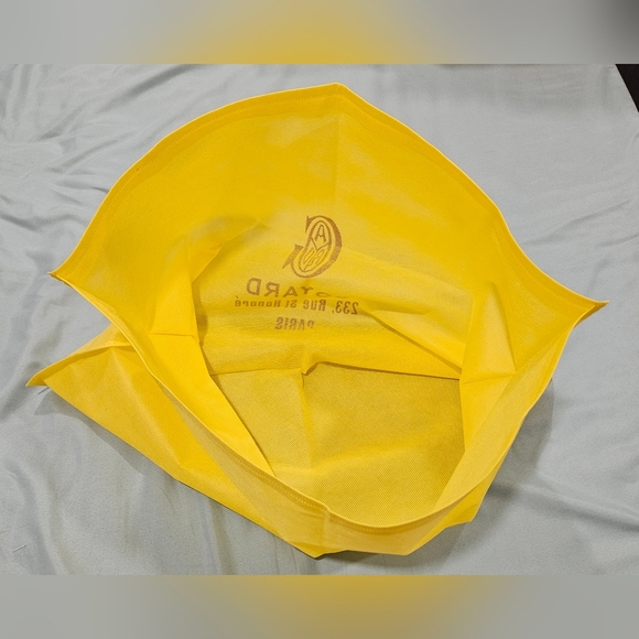 Goyard Authentic 20" X 15" Dust Bag Laundry Cover Protector Yellow Canvas Large - Picture 4 of 9